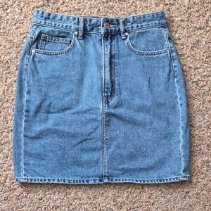 H&M Classic Blue Denim Mini Skirt